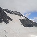 Blick zum Normalweg des Großglockners und zur oben auf dem Grat liegenden Adlersruhe