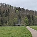 Donausteg und davor das Bänkle fürs Znüni.