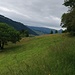 Vue depuis notre place de pique-nique au-dessus d'Ennetmoos