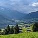 Mehr Wolken Richtung Süden und Osten.