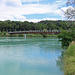 Blick zur Niederried Brücke.