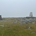 Snaefell, 621m - der höchste Punkt der Isle of Man. Heute leider ohne Aussicht ...