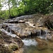 der Zufluss als Treppe