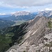 Der Grat bis zum Grubigstein und das Tal von der Gartneralm