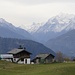 über Egga Blick zu den grossen Wallisern (Mischabelgruppe - und Matterhorn; zuhinterst, in der Bildmitte)