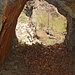 Die Höhle von innen.