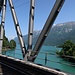 Passage au-dessus de l'Aare peu avant la gare d'Interlaken Ost