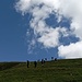 Wegloser Anstieg auf die Dreifingerspitze.