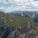 Hochalpenkopf und Drei Zinnen.