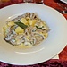 <b>L'esercizio fisico stimola l'appetito.
Comincio con il piatto tipico valtellinese: Pizzoccheri.</b>