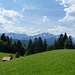 Wettersteinblick von Gschwandt aus