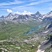 Blick zum Weiterweg runter zum Schafboden doch zuerst ...