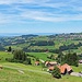 schöne Aussicht nach Wald und Rehetobel und bis zum Bodensee