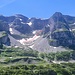 Blick zum Abstieg und zum anschliessendem Aufstieg