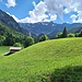bei Saxeten mit Sicht in Richtung Schwalmere