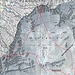 Unsere Route nach GPS
