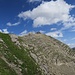 Vor dem Einstieg ins Couli nochmals ein Blick zurück zum Grat und zum Mittaghorn
