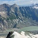 Gegenüber liegt der Fuscherkarkopf, unten der große See unterhalb der Pasterze.