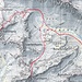Karte mit Route