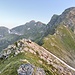 Kurz vor dem Sandfeldtörl; Aufstieg erfolgte am Grat.