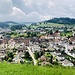 Willisau (insbesondere die Altstadt) zu unseren Füssen