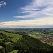 kurz vor der Alm dann ein schöner Blick hinaus