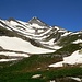 Unterwegs im Val d'Es-cha. Blick nach Westen zum Piz Blaisun