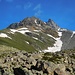 Unterwegs in Richtung Fuorcla Gualdauna<br />Blick nach Nordwesten zum Piz Kesch