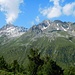 Aufstieg von Sertig Dörfli zur Tällifurgga<br />Blick nach Südwesten