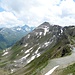 Jakobshorn (2590 m)<br />Rückblick nach Süden zum Jatzhorn<br />