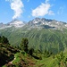 Aufstieg von Sertig Dörfli zur Tällifurgga<br />Blick nach Südwesten zur anderen Talseite