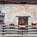 <b>Casa Magatelli in Via Crocefisso.
Madonna e Santi Francesco e Antonio Abate, 1506, a firma del maestro valtellinese Leone fu Giovanni di Grosotto.</b>
