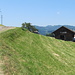 verkehrsarme asphaltierte Strasse zum Köbelisberg. calle poco transitada de buen pavimento hacia el Köbelisberg