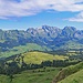 ein Blick zurück bis nach Wildhaus