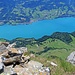 tolle Tiefblicke zum Walensee hinunter