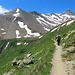 Unterwegs Richtung Piz Blaisun.