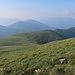 Blick zurück über den Rücken.