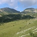 Blick zurück zu Großem und Kleinem Rosennock.