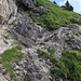 Kurzzeitig ist der Steig versichert.