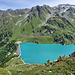 Barrage et lac de Cleuson. 