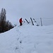 ... doch auf der Rückseite gelingt der winterliche Anstieg zum Geisschnubel