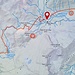 <b>Mappa della zona del Rifugio Viola.</b>