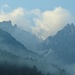 Schnee unter der Sentinella