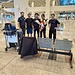 2. Tag: Herzlicher Empfang durch Baltistan Adventure auf dem Islamabad International Airport: rechts CEO Muhammad, in der Mitte Assistant Guide Rahi