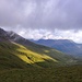 Wolkenlücken im Abstieg