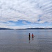 Strand-Spass in Schottland