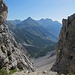 Blick ins Halltal aus dem Stempeljoch heraus