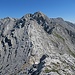 Große Stempeljochspitze voraus.  Alleine hatte ich dann auch keine Lust drauf noch rüber zu kraxeln..