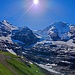 Eiger und Mönch an einem Traumtag