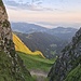 Blick übers Haubitzli zum Zürichsee
